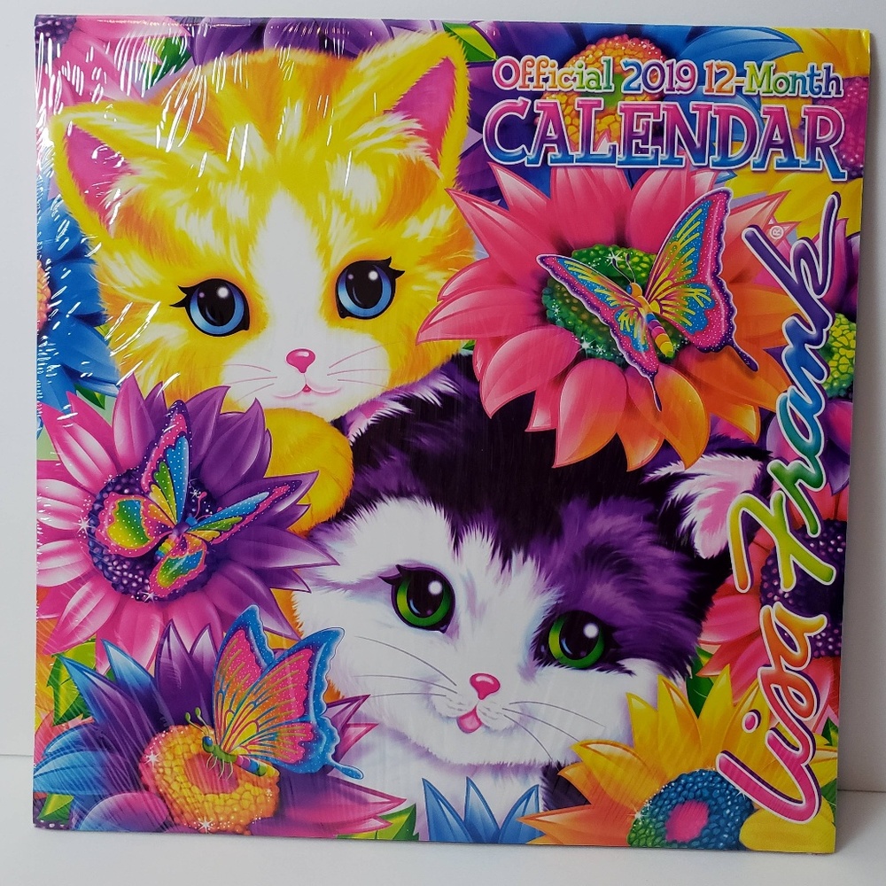 Sealed LISA FRANK 2019 Retro 80's 2019 Calendar!